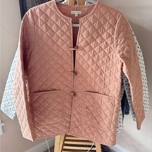 Quilted Pink Liner Jacket